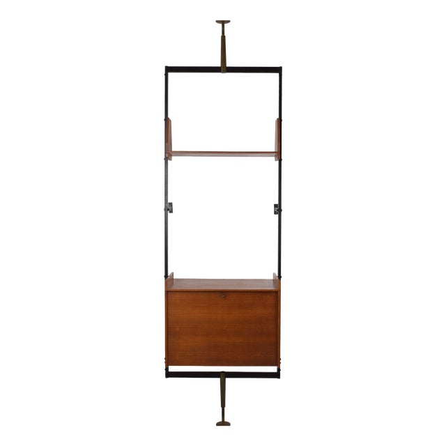 Floor-to-Ceiling Bookcase, Central Italy, 1960s For Sale