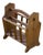 Vintage Wooden Magazine Rack For Sale