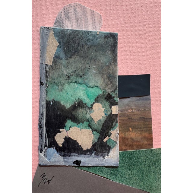 "Superbloom 5" Original Mixed-Media Collage on Paper by Zac Woodiel For Sale - Image 4 of 9