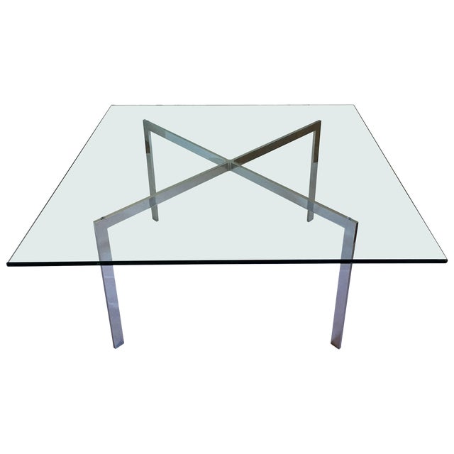 Mies Van Der Rohe Barcelona Style Coffee Table, 1970s ...