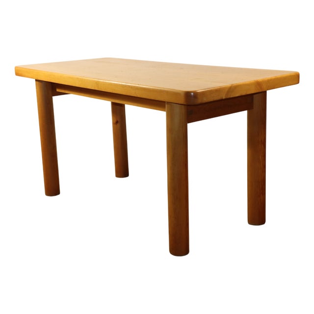 Modernist Pine Table by René Martin, 1960s For Sale