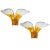 Amber Vintage Italian Sconces With Handblown Amber and Clear Murano Glass by Carlo Nason - a Pair For Sale - Image 8 of 8
