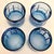 Vintage Anchor Hocking Old Fashioned Glasses in Tartan Blueberry, Set of 4 For Sale - Image 10 of 11