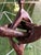 Vintage Hand-Carved Wood Interlocking Figures Sculpture For Sale - Image 9 of 13