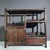 Add a touch of refined Chinese scholarship to your space with this exquisite vintage display cabinet. Crafted from dense...