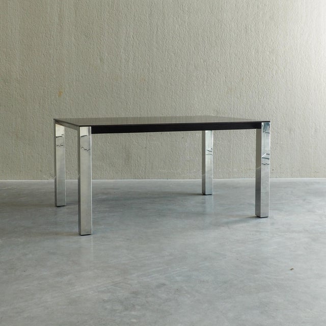 1970s Dining Table by Giovanni Offredi for Saporiti, 1970s For Sale - Image 5 of 18