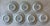 Ceramic Vintage Mikasa Cera Stone Small Plates in the Newport Pattern - Set of 7 For Sale - Image 7 of 10