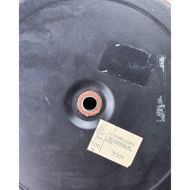 Mid-Century Modern Adjustable Orange Metal and Aluminum Table Lamp by Richard Essig, 1970s For Sale - Image 13 of 14