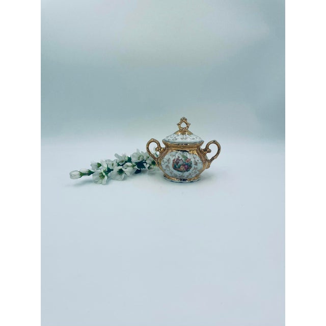 Ceramic Italian Porcelain Sugar Bowl, 1969 For Sale - Image 7 of 13