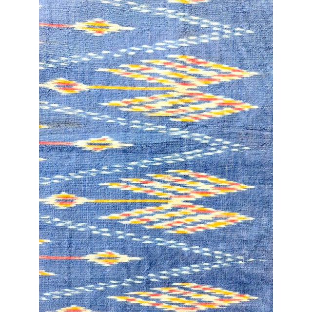 Vintage Cotton Ikat Fabric Remnant, 80"/2 Meters For Sale In Miami - Image 6 of 7