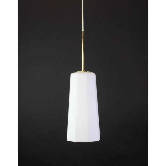 Opal Glass Pendants from Limburg, Germany, 1970s For Sale - Image 4 of 8