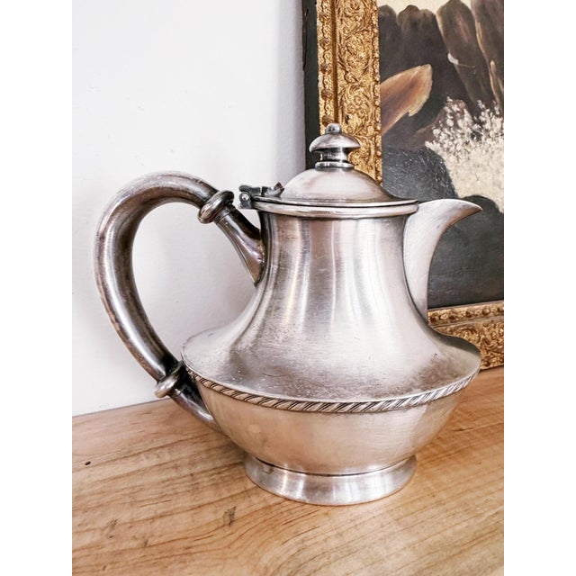 Antique Silver Plated Teapot From Astor House Hotel Nyc For Sale In New York - Image 6 of 6
