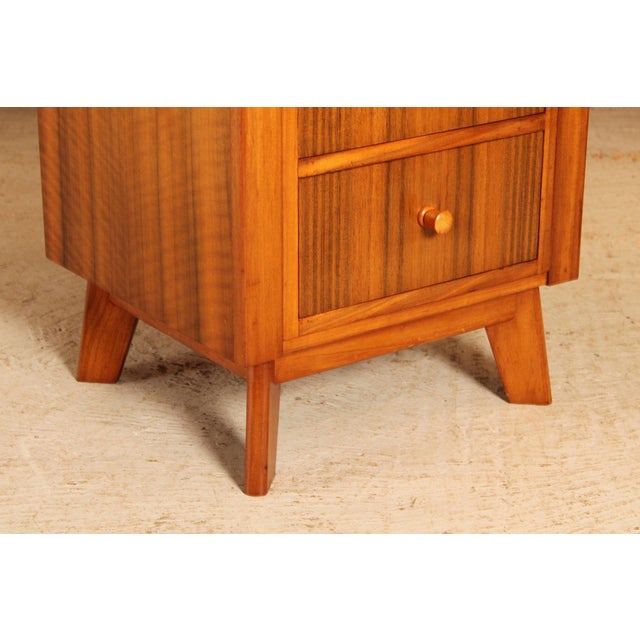Mid-Century Modern Walnut Bedside Table from Morris of Glasgow, 1960s For Sale - Image 3 of 8