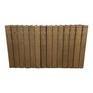 Antique 1908 Complete Fourteen Volume Set of the Works of James Whitcomb Riley For Sale