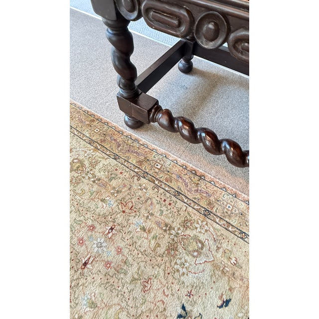 Chocolate Mission Buffet/Server With Added Granite Top For Sale - Image 8 of 14