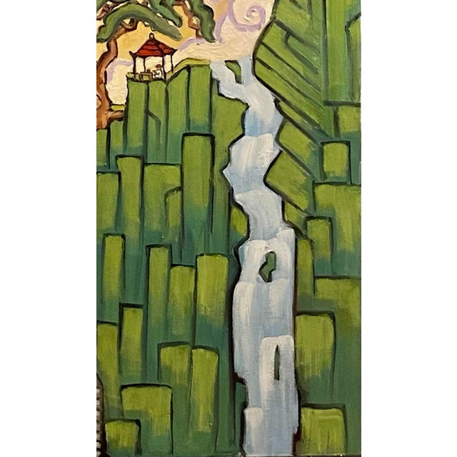 Stephen McDonough Original Oil Painting H 72" x W 36" x D 1.5" Oil on Gallery Wrap Canvas with black sides