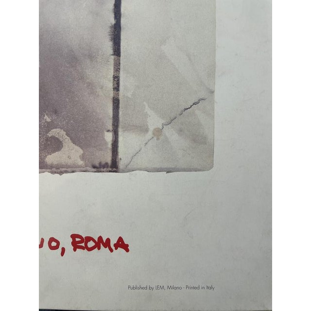 Paper Robert Rauschenberg, Paris Exhibition Poster, 1992, Vegetable Dye Water Transfer on Paper For Sale - Image 7 of 8