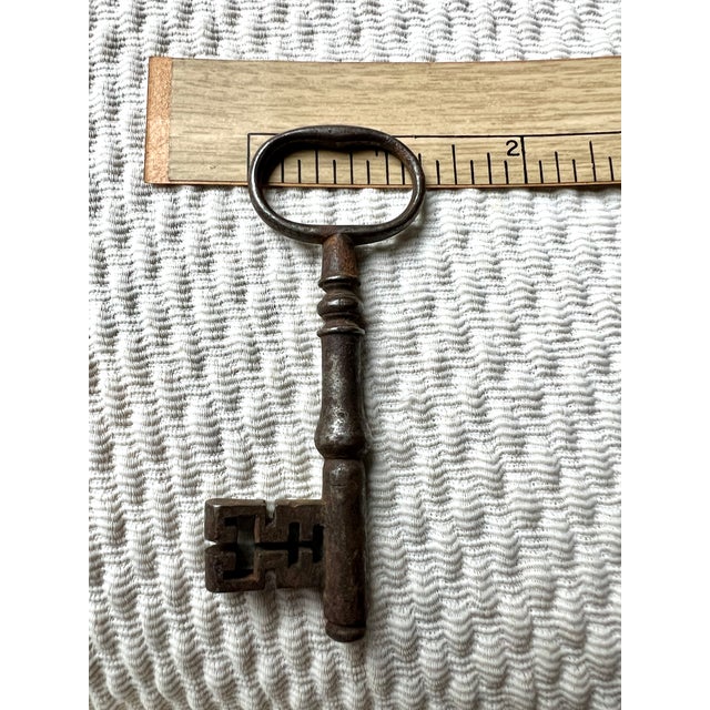 Antique Baroque Skeleton Keys, Set of 3 For Sale - Image 9 of 12