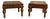 Vintage Solid Wood Traditional End Tables – Pair For Sale