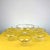 Gold Terrine with Murano Glass Bowls with Gold Edge by Carlo Moretti, Set of 9 For Sale - Image 8 of 8