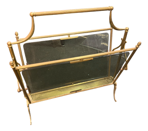 Brass Magazine Rack, 1970s