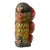 Vintage Folk Art Polychrome Carved Wood Santa Maria Santos Statue From Brazil For Sale
