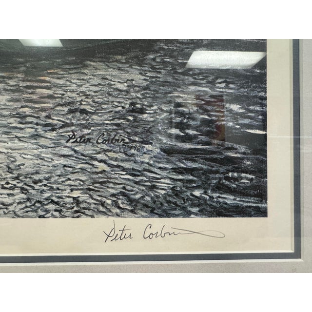 1980s 1980s Peter Corbin “Cascapedia Morning” Le 790/950 Fly Fishing Print Trout Unlimited 1990 For Sale - Image 5 of 8