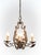 Vintage Metal Four-Arm Chandelier For Sale - Image 6 of 7