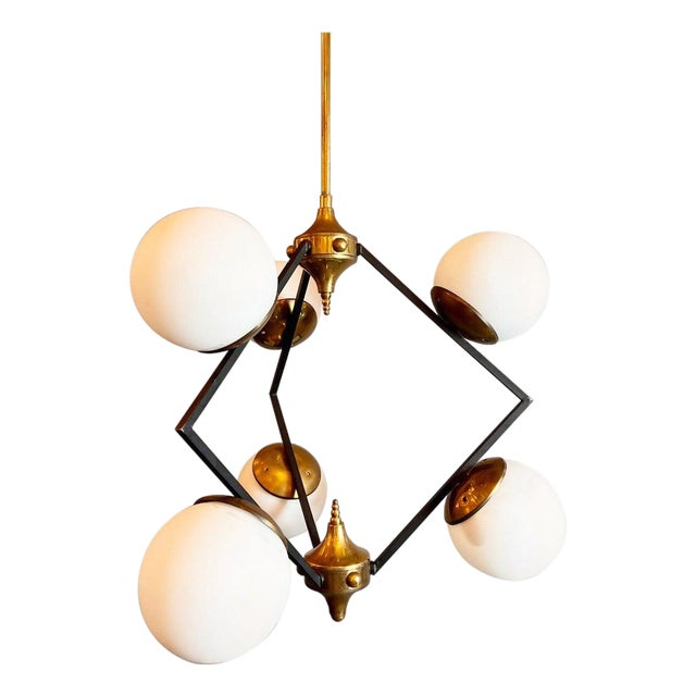 Mid-Century Italian Chandelier, 1960s For Sale