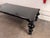 Noir Claudio Mahogany Solid Wood Dining Table, Hand-Rubbed Black For Sale - Image 9 of 12