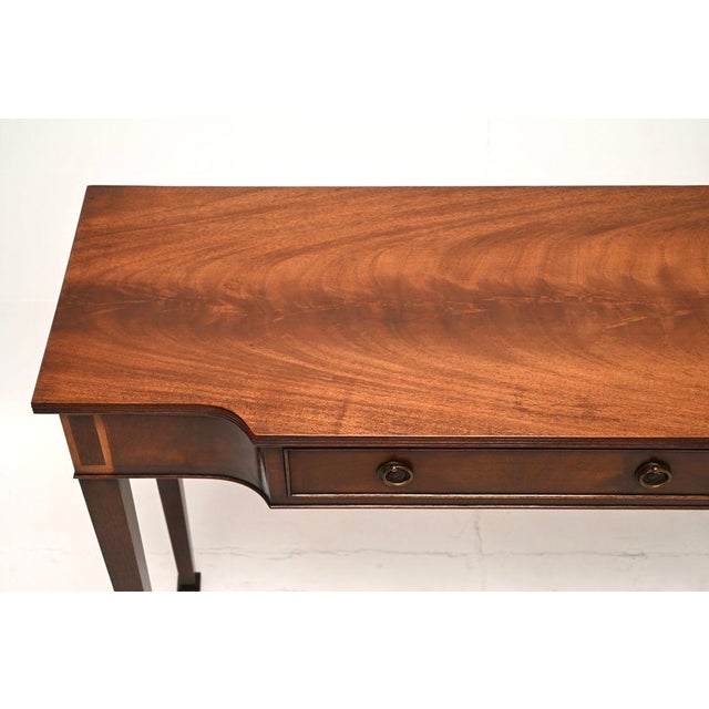 Georgian Inlaid Console Table, 1930 For Sale - Image 6 of 11