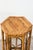 Wood Antique Tortoise Octagon Bamboo Stand For Sale - Image 7 of 12