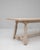 20th Century Belgian Oak Dining Table With Splayed Legs For Sale - Image 4 of 18
