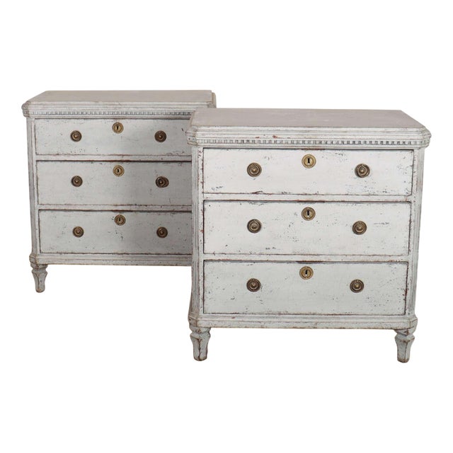 Swedish Commodes, 19th Century, Set of 2 For Sale