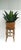 Franco Albini Wicker Bamboo Plant Stand Holder Cachepot For Sale - Image 4 of 12