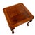 Henredon Vintage Henredon Banded Bookmatched Mahogany Claw Footed Accent End Table For Sale - Image 4 of 11