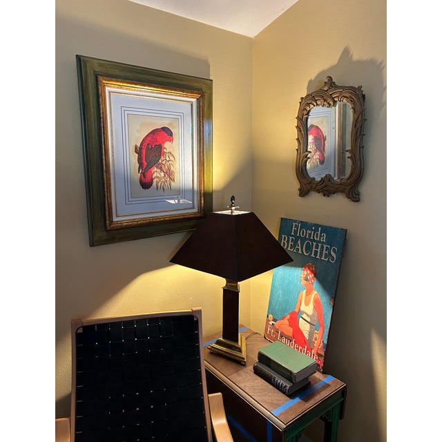 Cotswold Collection - Table Lamp by Maitland-Smith Lighting With Embossed Shade For Sale In Tampa - Image 6 of 12