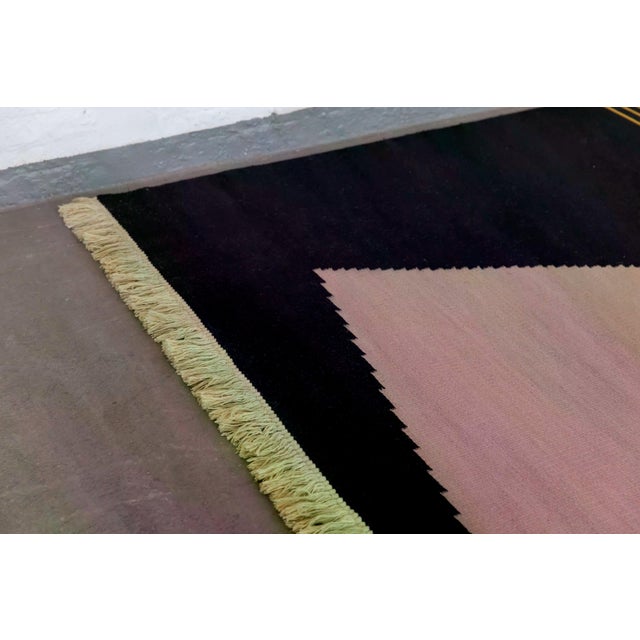 Vintage Geometric Rug by Antonín Kybal, 1930s For Sale - Image 4 of 9