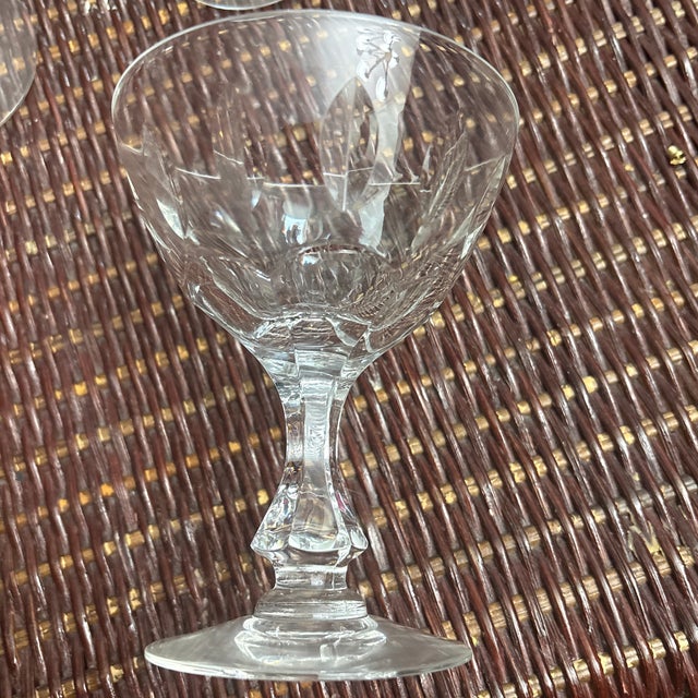 Mid-Century Modern Tiffin Champagne Coupes-Set of 5- H1957-1966 For Sale - Image 3 of 3