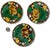 Set of 6 Antique Victorian Wedgwood Vine & Strawberry Majolica Plates With Wall Hanger Brackets Late 19th Century For Sale - Image 14 of 18