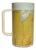 Tall Vintage Frosty Beer Mug Litho Tin Beer Mug Wastebasket / Trashcan by Cheinco Usa For Sale