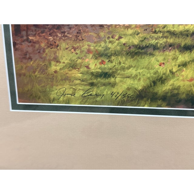June Carey Fall Vineyard Limited Edition Giclée, Signed For Sale - Image 12 of 14