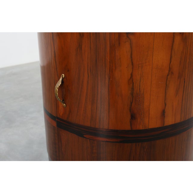 Black Art Deco Walnut and Marble Nightstands, Italy, 1920s, Set of 2 For Sale - Image 8 of 18