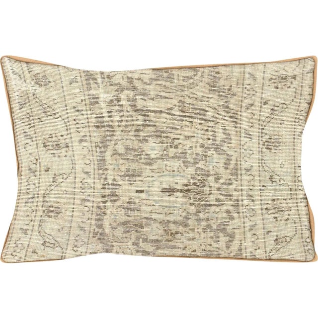 Shabby Chic 1960s Persian Tabriz Pillow For Sale - Image 3 of 3