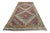 Vintage Turkish Sardes Nomad Kilim Rug - 67"x130" For Sale