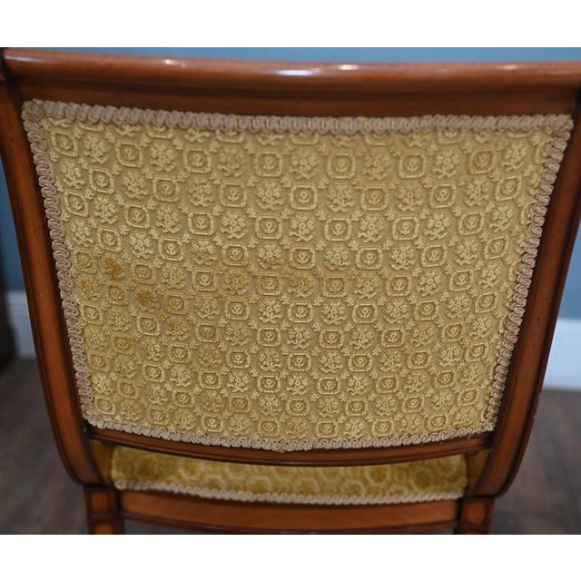 Biedermeier Dining Chairs in Mahogany, 1930, Set of 2 For Sale - Image 6 of 7