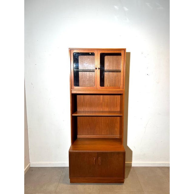 Mid-Century Modern Teak Display Cabinet For Sale - Image 5 of 5