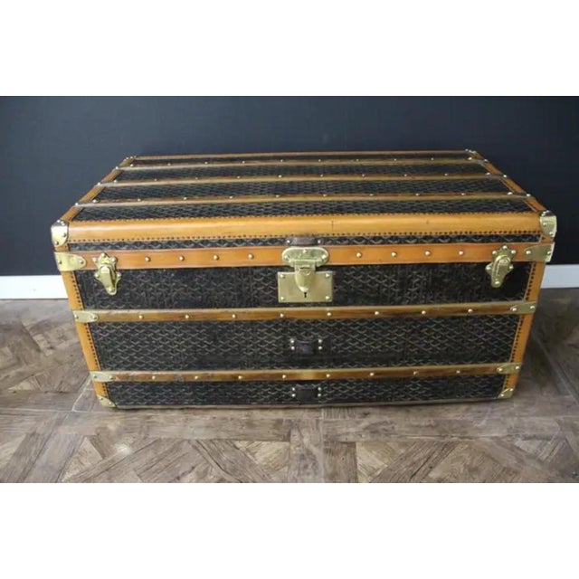 Steamer Trunk from Goyard For Sale - Image 11 of 17