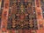 Tribal 1930s Blue Navy Geometric Tribal Antique Persian Kurdish Rug 4'9" X 6'10" Hand Knotted Wool Carpet For Sale - Image 3 of 5