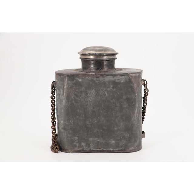 English 19th Century Large Military Pewter Canteen, English For Sale - Image 3 of 12